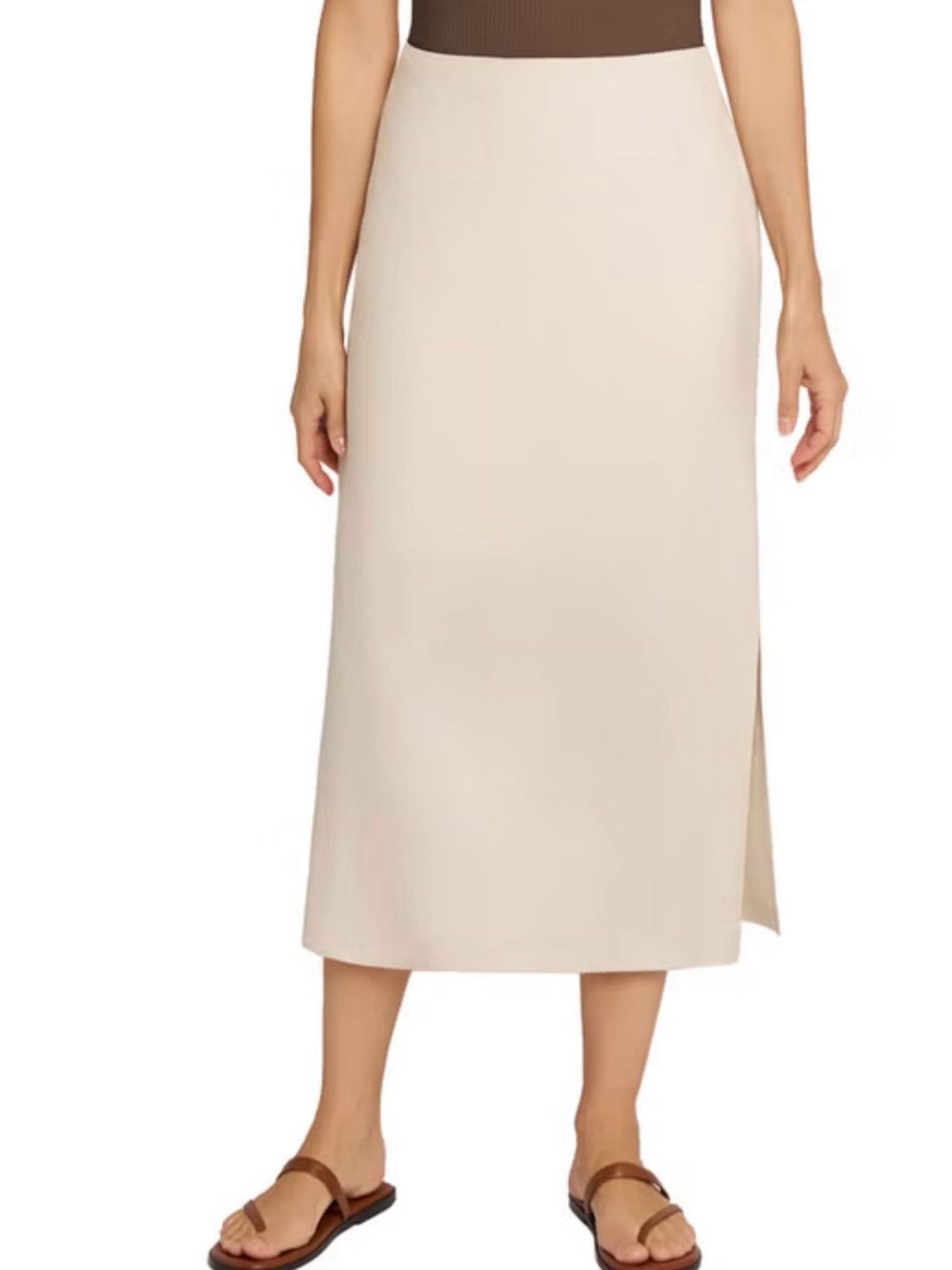 Matty M Women's Linen Blend Skirt